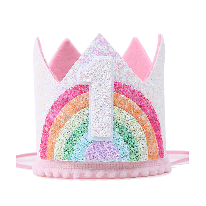 Felt Rainbow Theme วันเกิด Par - Party Hat Cone บทวิจารณ์และราคา