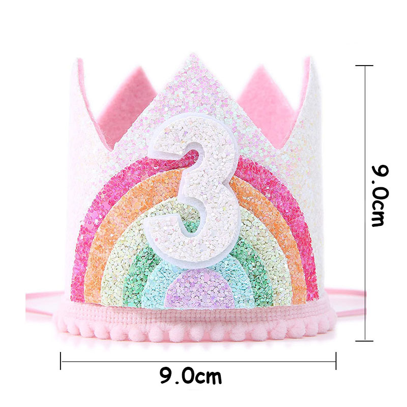 Felt Rainbow Theme วันเกิด Par - Party Hat Cone บทวิจารณ์และราคา