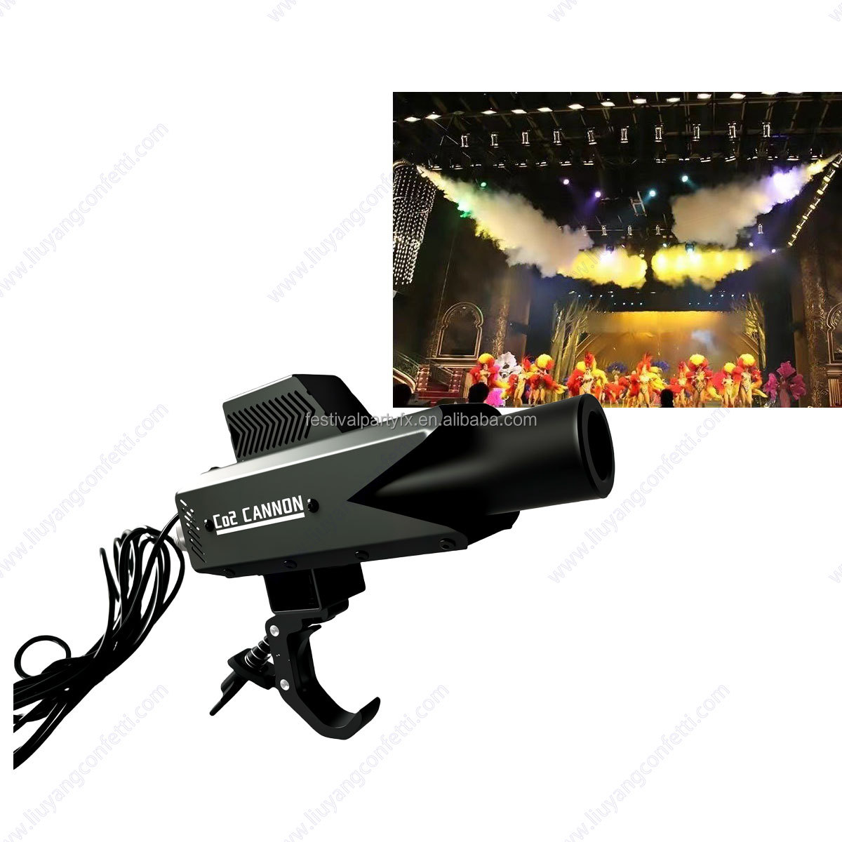 เครื่องพ่น CO2 ไฟฟ้า H-C06 ยี่ - Event Party Dj บทวิจารณ์และราคา