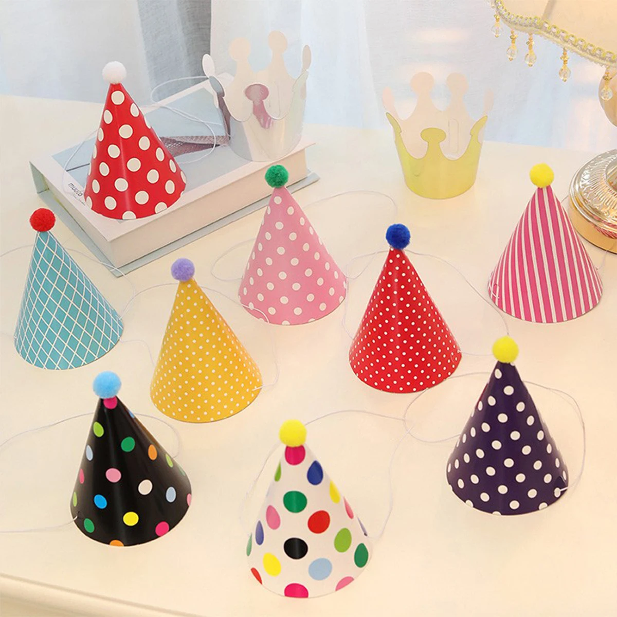 หมวกวันเกิดทรัมเป็ตปาร์ตี้วันเ - Party Hat Cone บทวิจารณ์และราคา