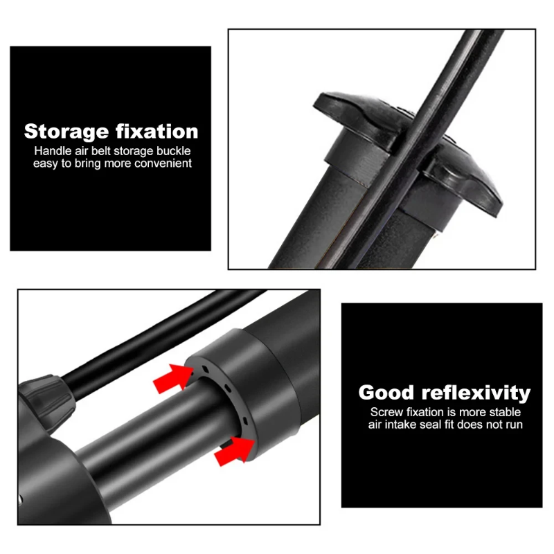 ปั๊มลมจักรยานแบบพกพา น้ำหนักเบ - Balloon Pump Hand บทวิจารณ์และราคา