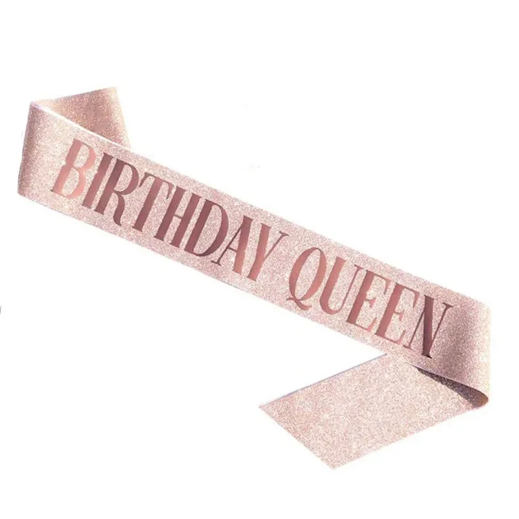 มงกุฎราชินีสำหรับวันเกิดเด็กผู - Birthday Sash Glitter บทวิจารณ์และราคา