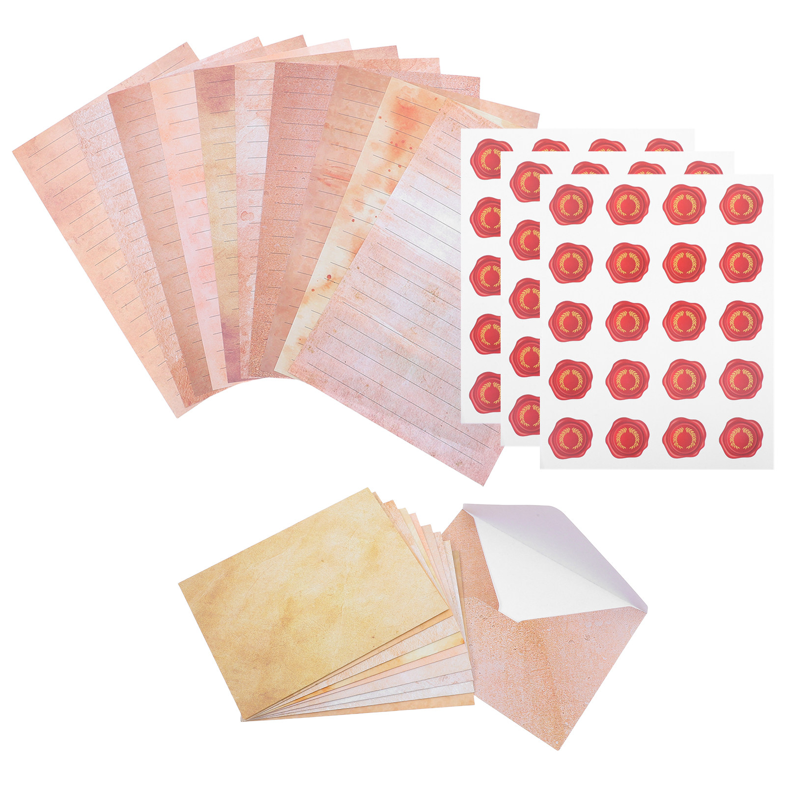 ชุดเครื่องเขียนวินเทจ 1 ชุด กร - Papercraft Supply Invitation บทวิจารณ์และราคา