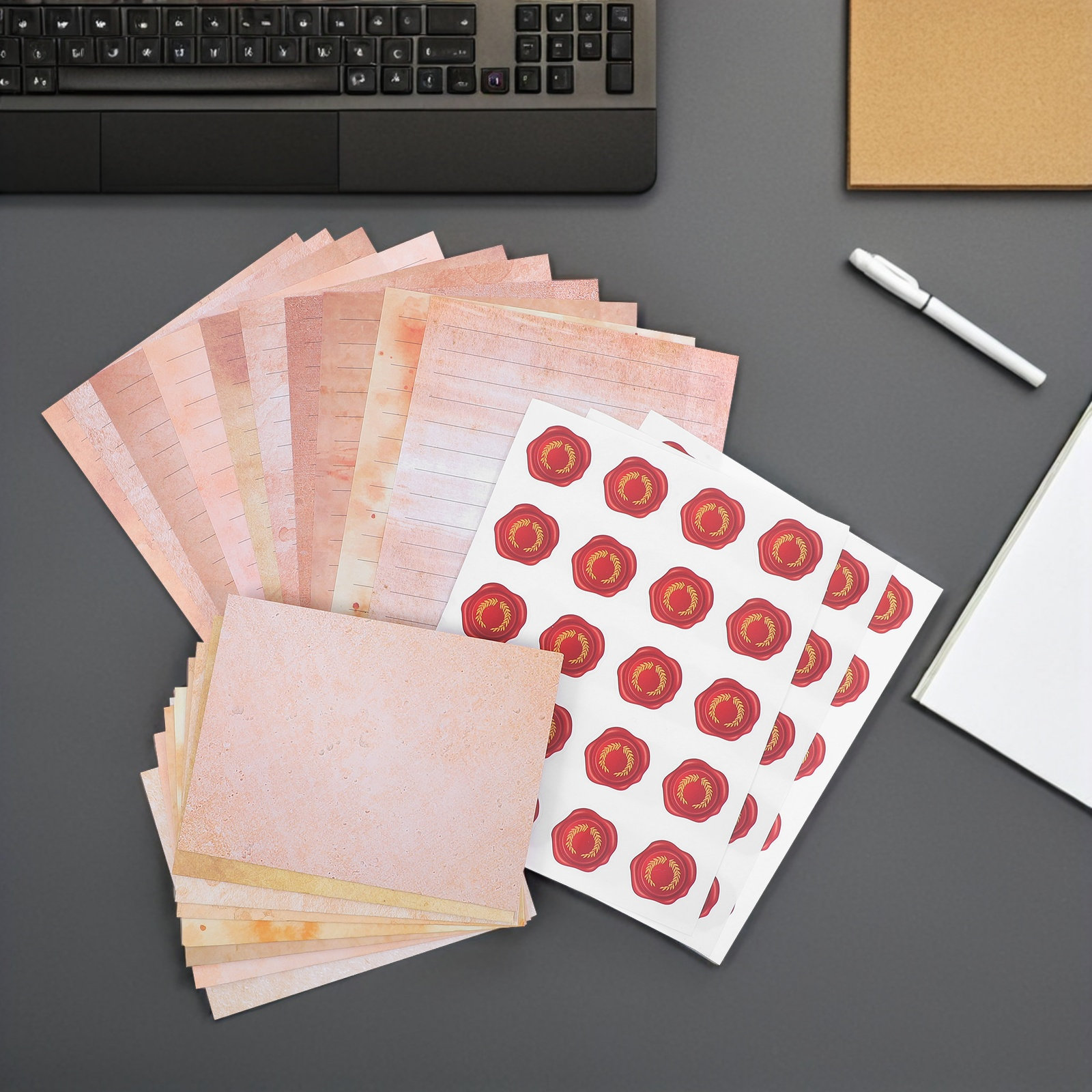 ชุดเครื่องเขียนวินเทจ 1 ชุด กร - Papercraft Supply Invitation บทวิจารณ์และราคา