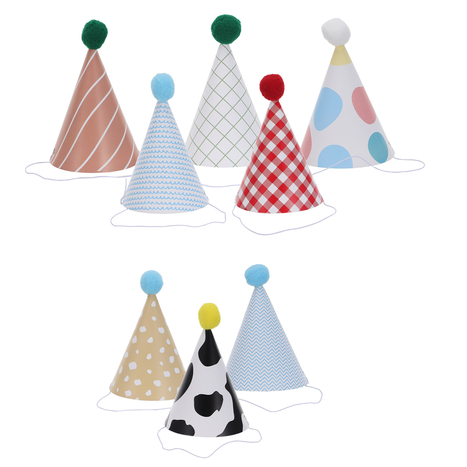 หมวกปาร์ตี้วันเกิด 9 ชิ้น หมวก - Party Hat Cone บทวิจารณ์และราคา