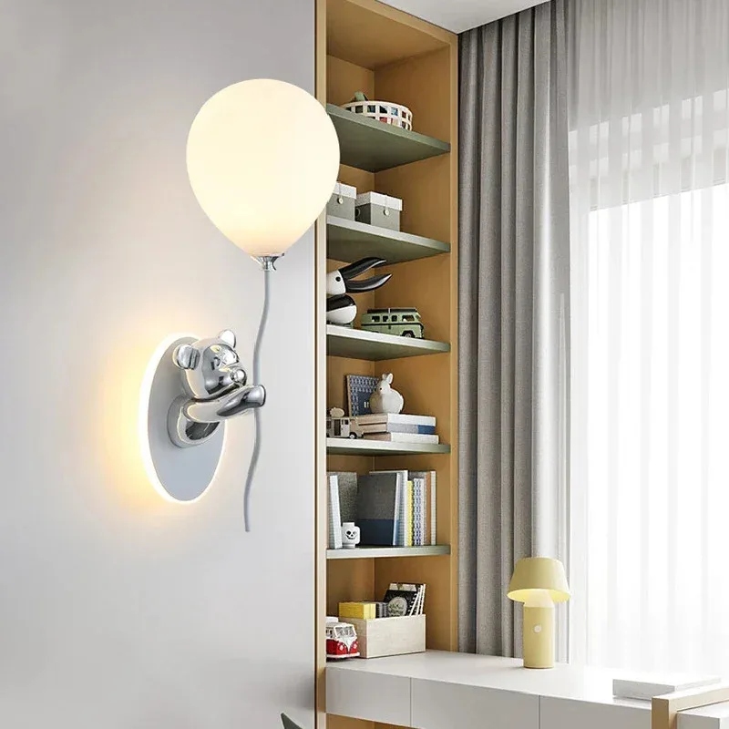 โคมไฟติดผนังรูปหมีน่ารักสไตล์น - Led Balloon Light บทวิจารณ์และราคา